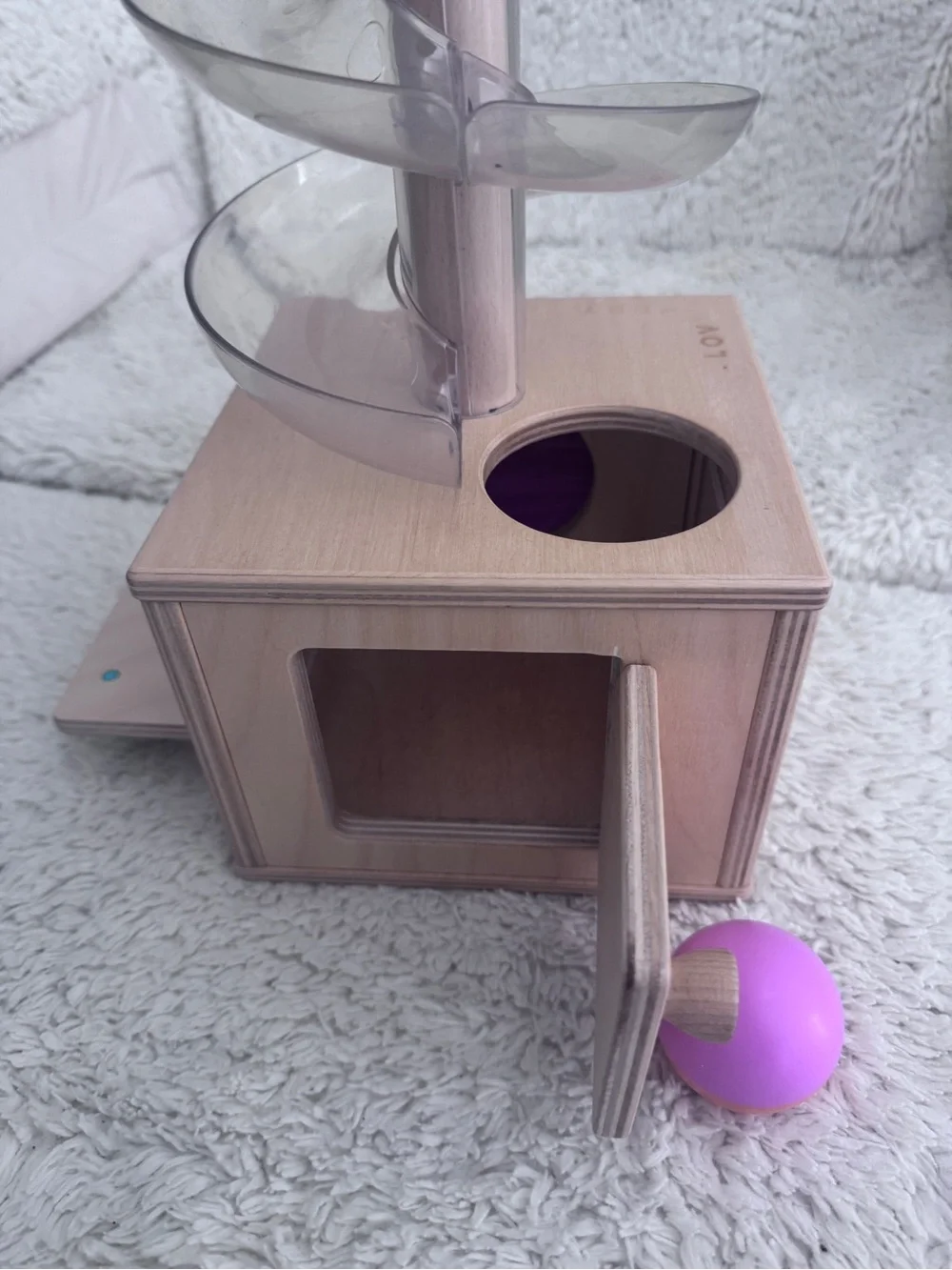 Lovevery ball drop toy